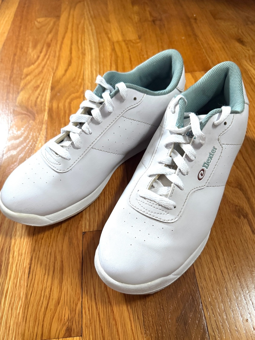 Dexter Womens Lisa Bowling Shoes Size 10M B815-4 White Teal Slide Rite